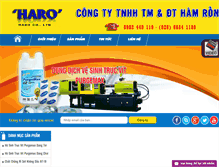 Tablet Screenshot of haro.com.vn
