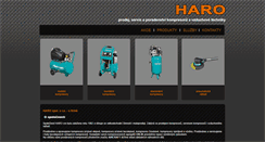 Desktop Screenshot of haro.cz